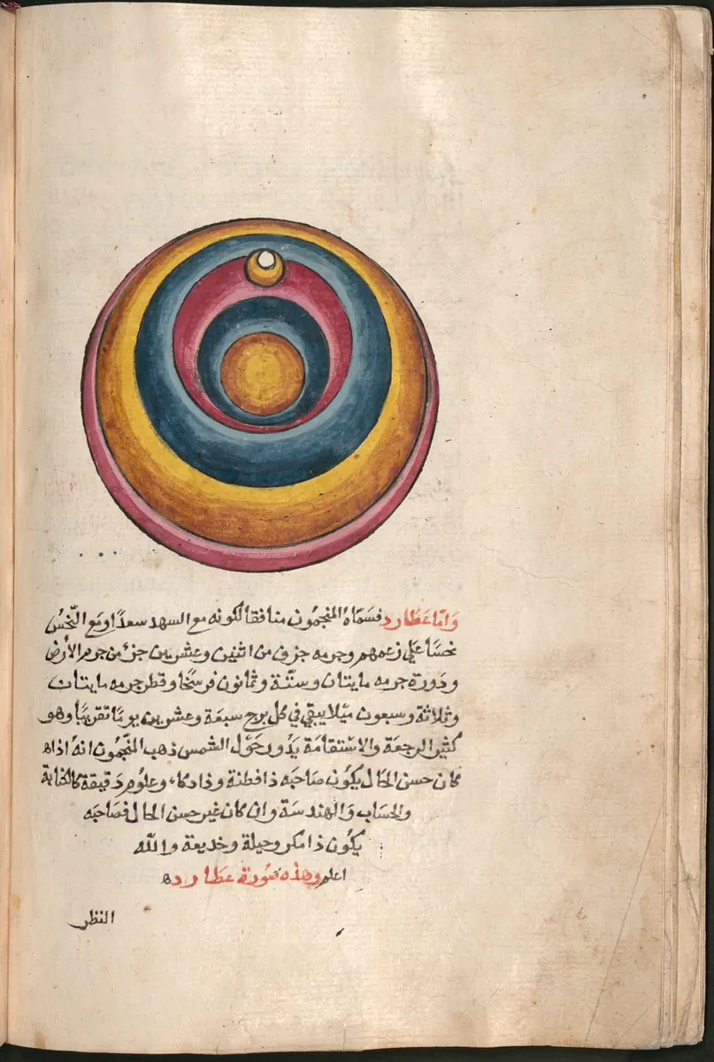 Kazvînî, Acâibü'l-mahlûkât (Arapça, 18. yy, Filistin?), fol. f013v. Bayerische Staatsbibliothek
