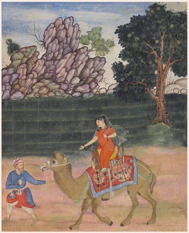 Emîr Hüsrev Dihlevî, Hamse, fol. diger-amir-khusrau-hasht-bihisht-sarandib. Wikimedia Commons