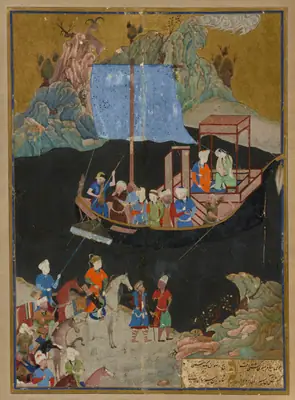 Emîr Hüsrev Dihlevî, Hamse, fol. herat-1496-khamsa-quintet-of-amir-khusraw-dihlavi-d-1325-the-abduction