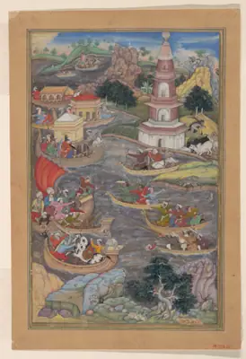 Emîr Hüsrev Dihlevî, Hamse, fol. 13-228-32-p01