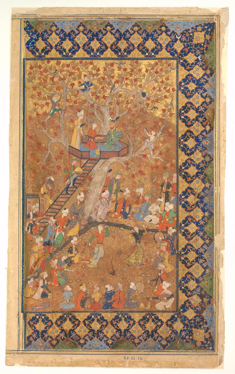 Emîr Hüsrev Dihlevî, Hamse, fol. 57-51-12-p01. The Metropolitan Museum of Art