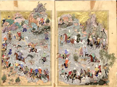 Emîr Hüsrev Dihlevî, Heşt Bihişt, fol. frontispiece-from-a-hasht-bihisht-of-amir-khusraw-dihwali-da
