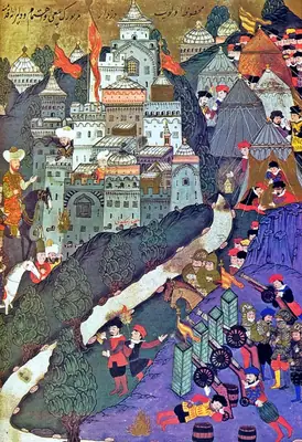 Macarların Niğbolu Kalesi’ni muhasarası ve Yıldırım Bayezid’in gelişi (1396); Fehér taraması — Anafarta levha 8