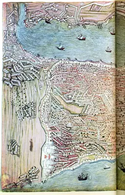 İstanbul haritası sol sayfa; Fehér 1978 taraması