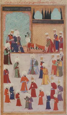 Şehzade Mustafa’nın Bursa’da cenazesi (Commons dosya adı 171a, künye f.170a)