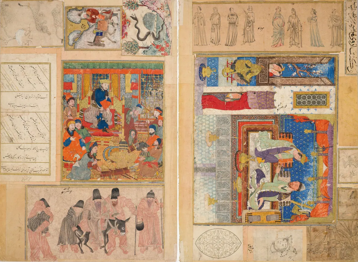 Murakka (TSMK H.2153), Tek yaprak. Topkapı Sarayı Müzesi Kütüphanesi