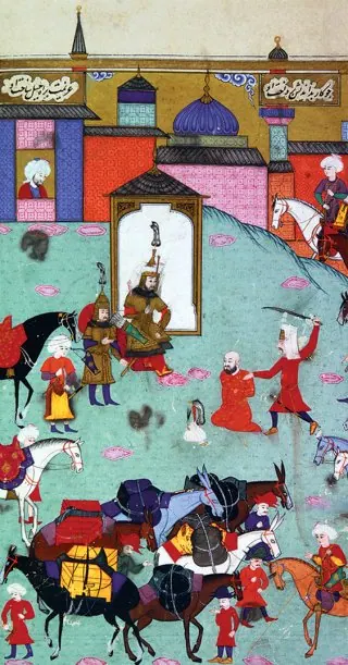Şehinşâhnâme-fol.109b (320×611) — Şehinşahnâme I minyatürü (Wikimedia Commons)
