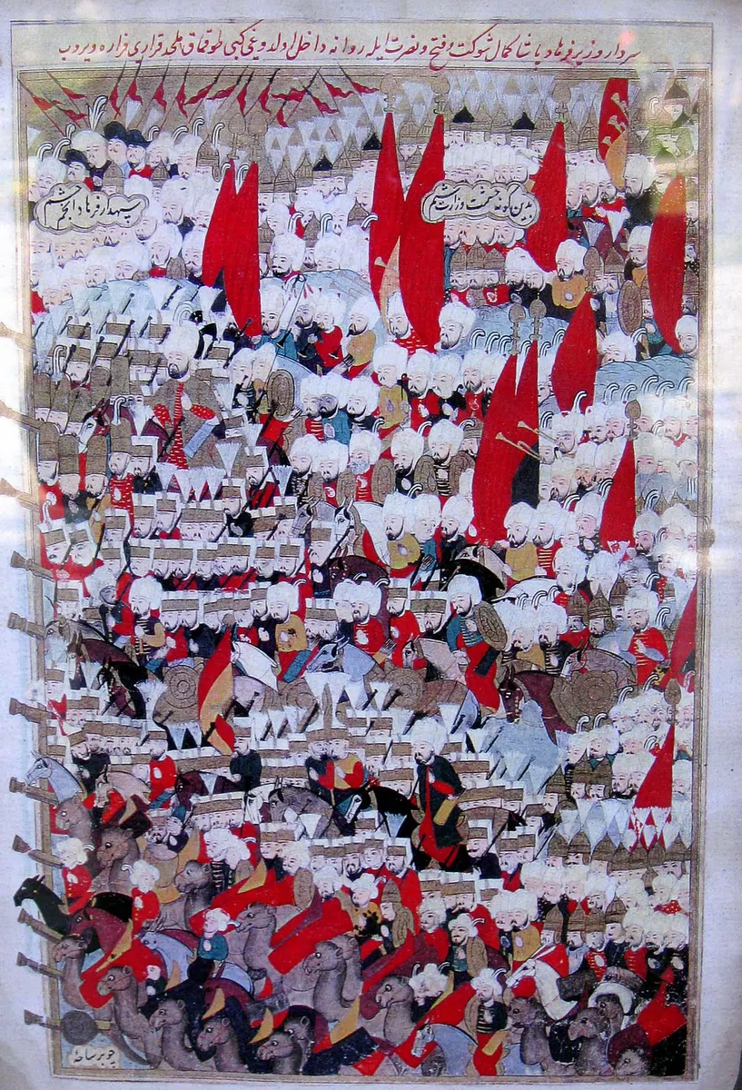 Expedition to Revan-Shahin-Shah-nama-large (1089×1600) — Şehinşahnâme II minyatürü (Wikimedia Commons)