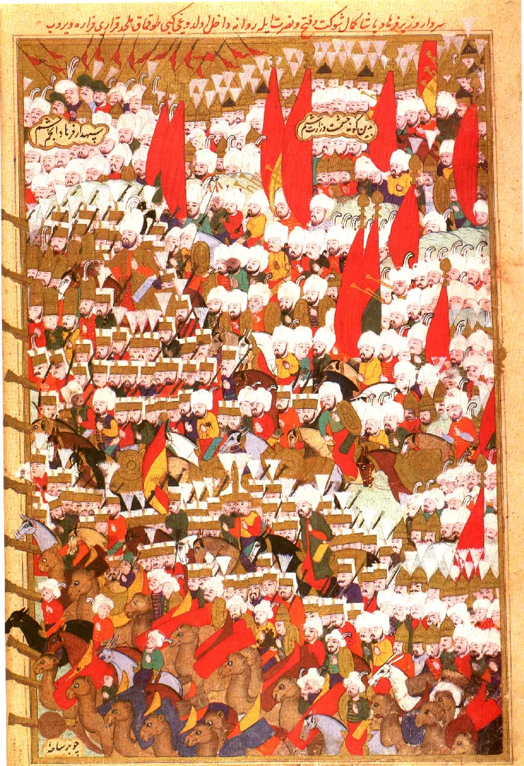 Expedition to Revan-Shahin-Shah-nama (765×1118) — Şehinşahnâme II minyatürü (Wikimedia Commons)