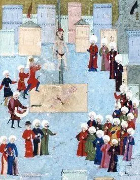 Брагадино (276×356) — Şehnâme-i Selîm Hân minyatürü (Wikimedia Commons)