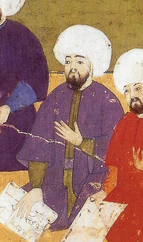 Nakkaş Osman. Şahname-ı Selim Han, 1581 (TSMK A.3595, folio 9a) (464×786) — Şehnâme-i Selîm Hân minyatürü (Wikimedia Commons)