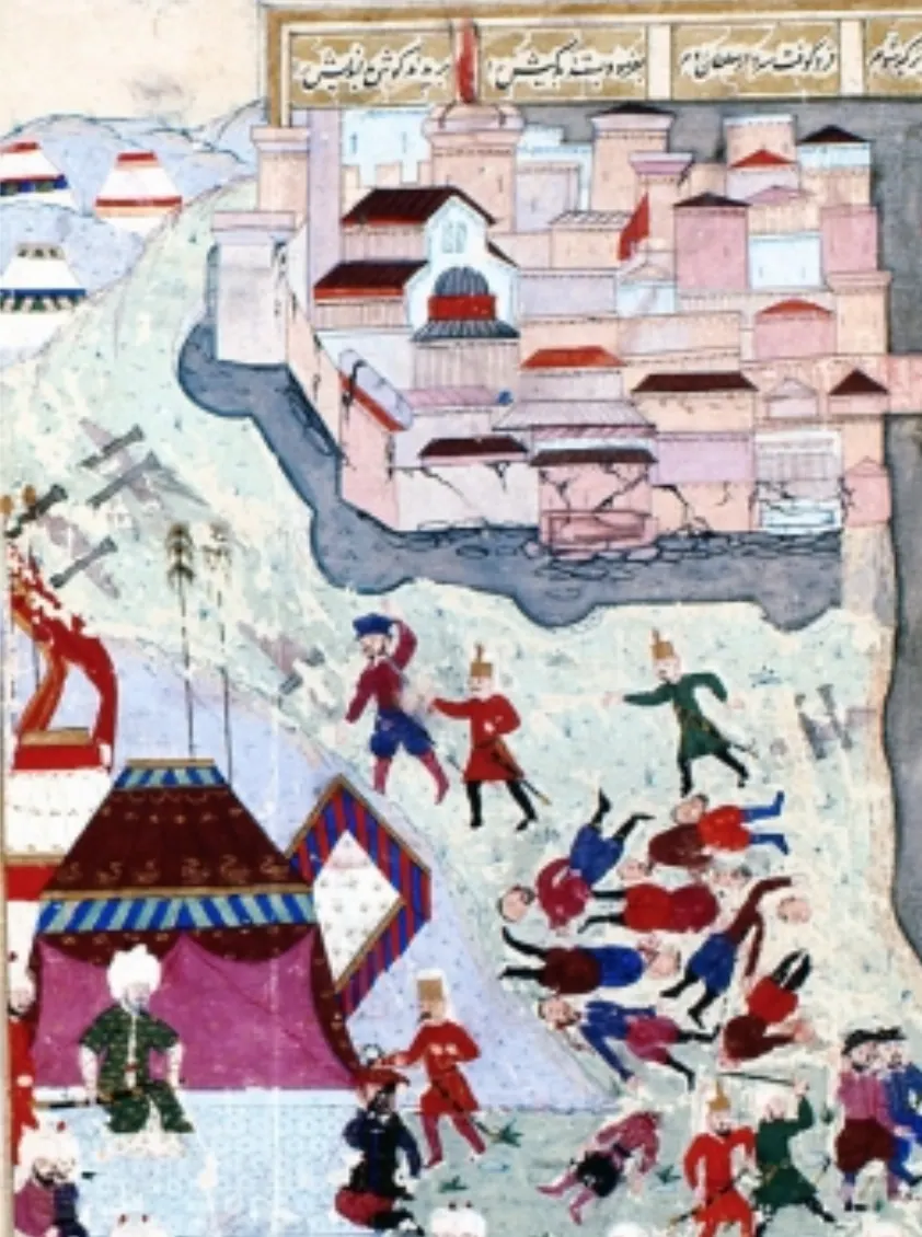 TSM, A3595, folio 122a (842×1130) — Şehnâme-i Selîm Hân minyatürü (Wikimedia Commons)