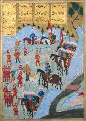 The Ottoman Army Marching On The City Of Tunis In 1569 Ce (2000×2812)
