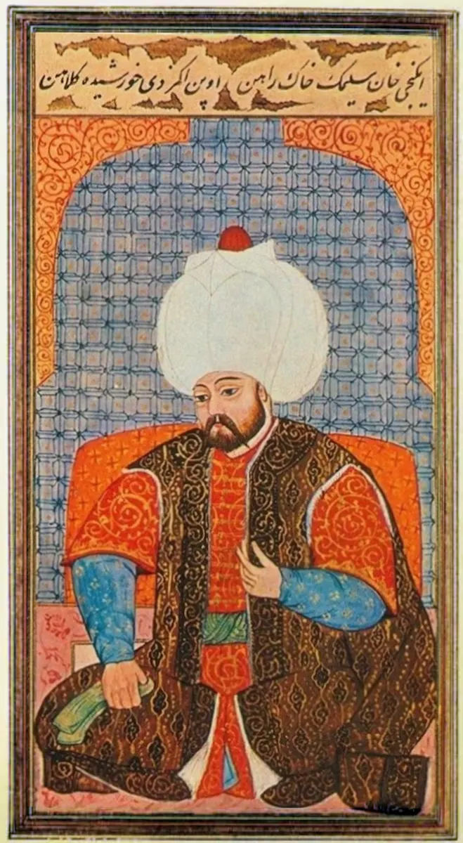 Selim II. Semailname (Millet Library, Ali Emîrî Collection, History, MS no. 1216) (874×1592) — Kıyâfetü'l-insâniyye fî şemâili'l-Osmâniyye (Şemâilnâme) minyatürü (Wikimedia Commons)
