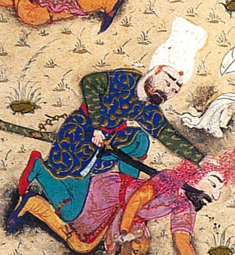 Ârifî, Süleymannâme (1558), Tek yaprak. Topkapı Sarayı Müzesi Kütüphanesi (Wikimedia)