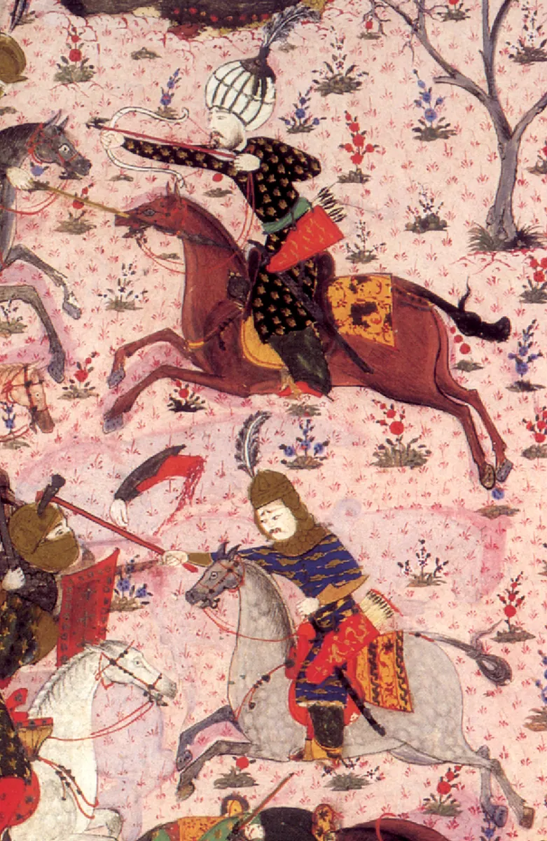 Ârifî, Süleymannâme (1558), Tek yaprak. Topkapı Sarayı Müzesi Kütüphanesi (Wikimedia)