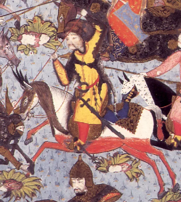 Ârifî, Süleymannâme (1558), Tek yaprak. Topkapı Sarayı Müzesi Kütüphanesi (Wikimedia)