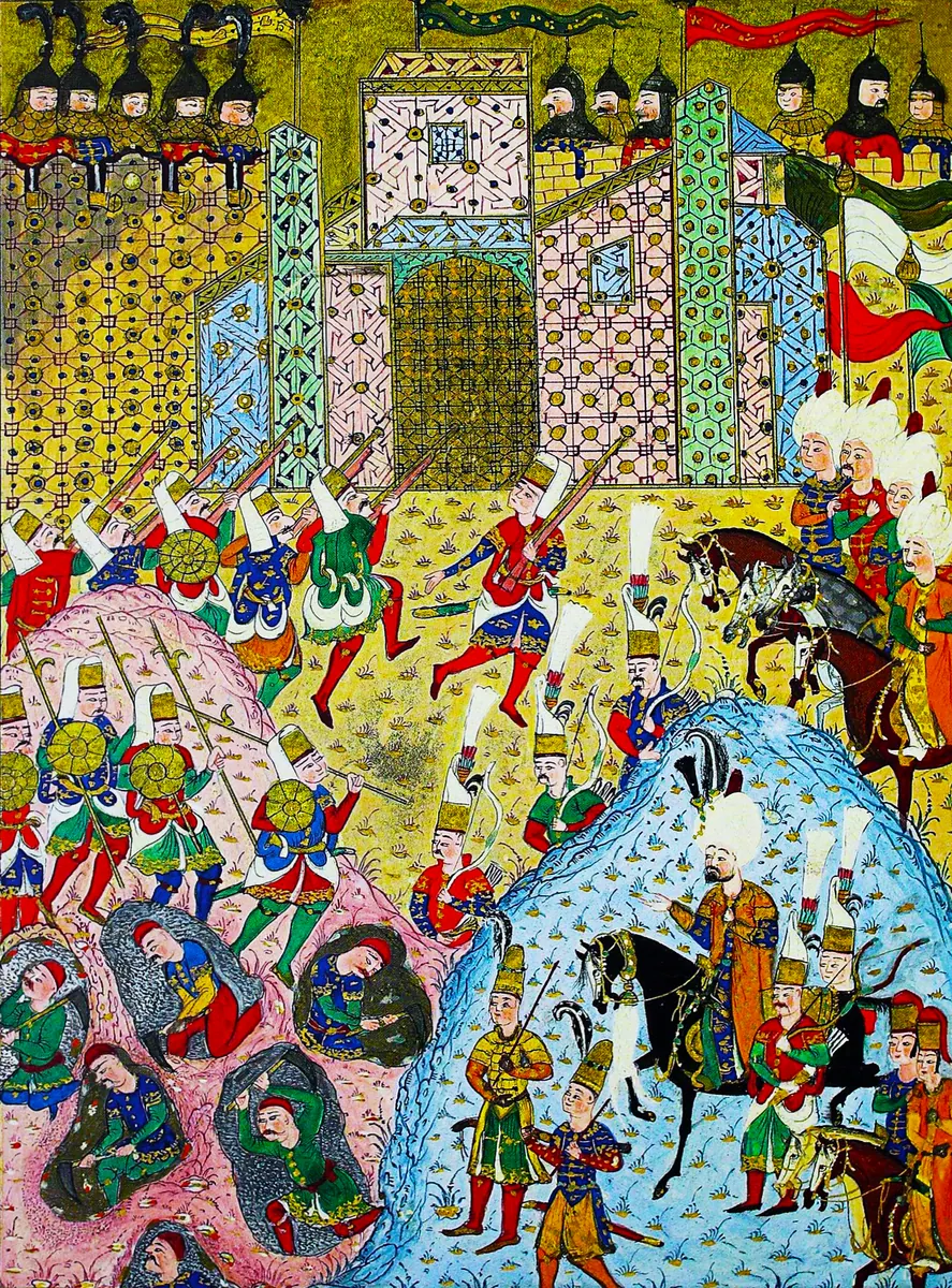 Ârifî, Süleymannâme (1558), Tek yaprak. Topkapı Sarayı Müzesi Kütüphanesi