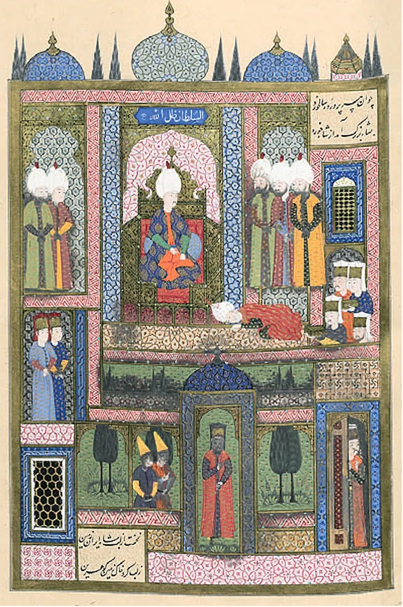Ârifî, Süleymannâme (1558), Tek yaprak. Topkapı Sarayı Müzesi Kütüphanesi