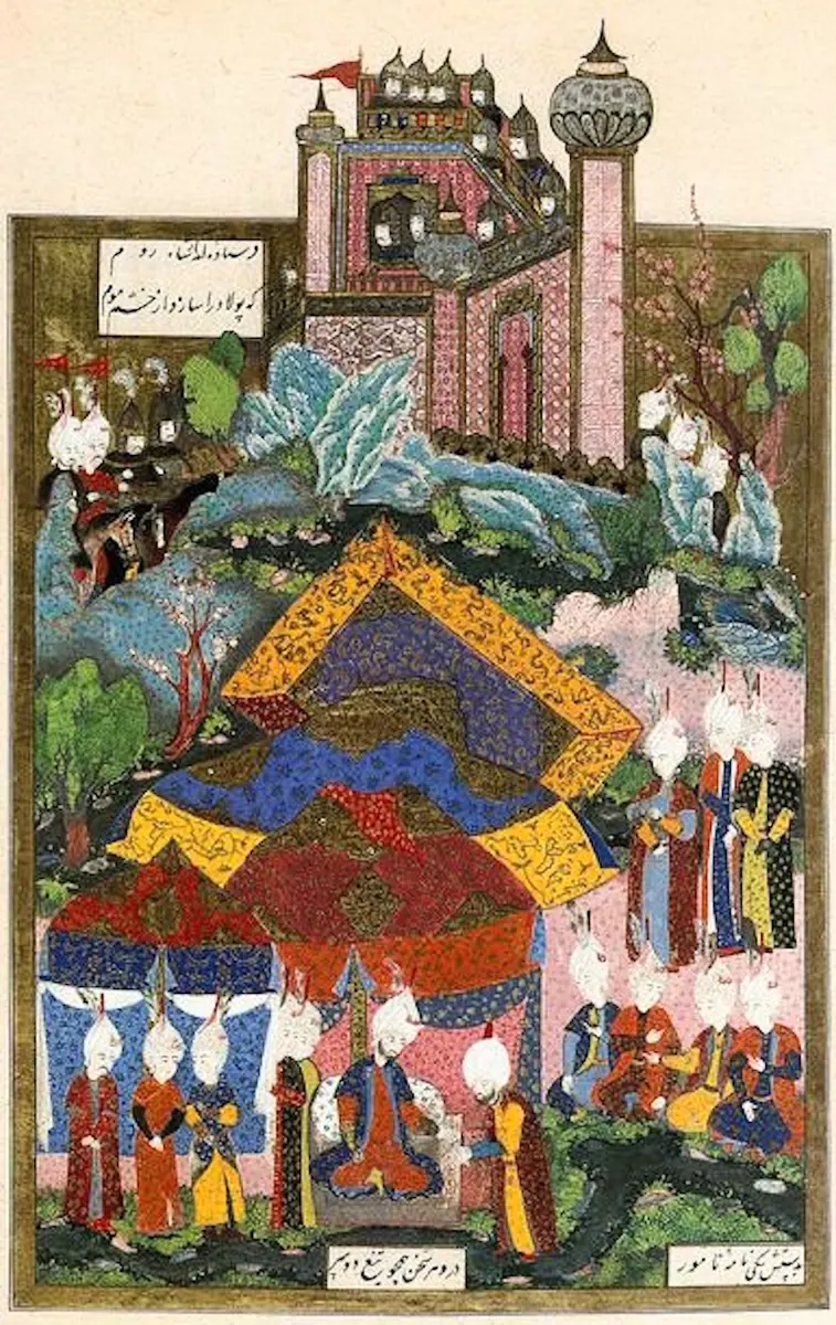Ârifî, Süleymannâme (1558), Tek yaprak. Topkapı Sarayı Müzesi Kütüphanesi
