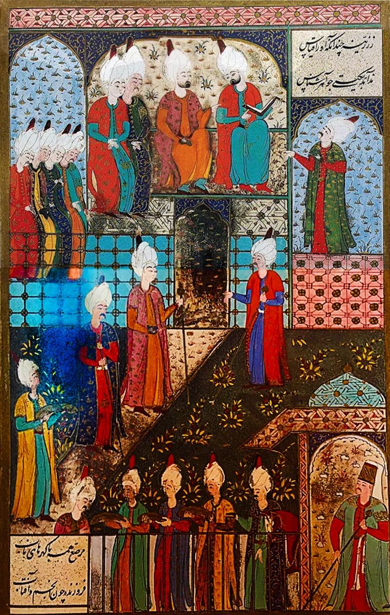 Ârifî, Süleymannâme (1558), Tek yaprak. Topkapı Sarayı Müzesi Kütüphanesi