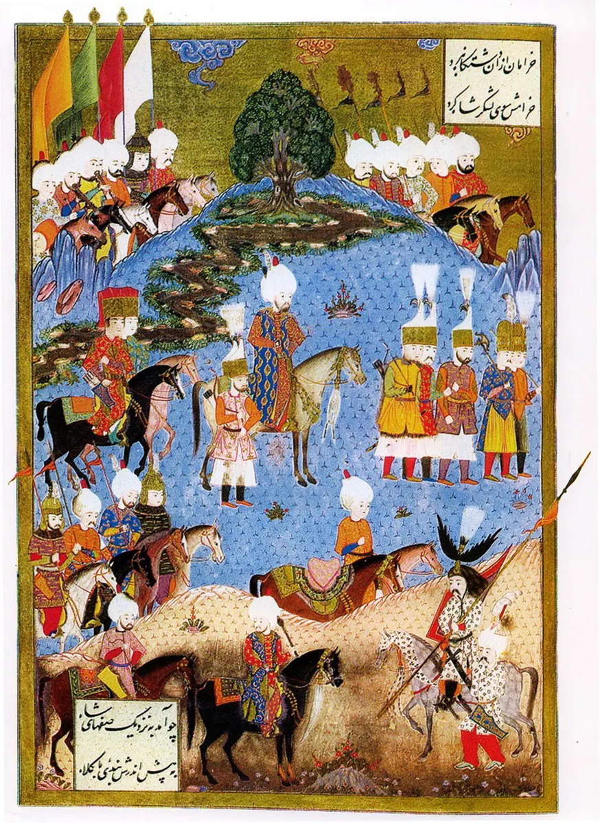 Ârifî, Süleymannâme (1558), Tek yaprak. Topkapı Sarayı Müzesi Kütüphanesi