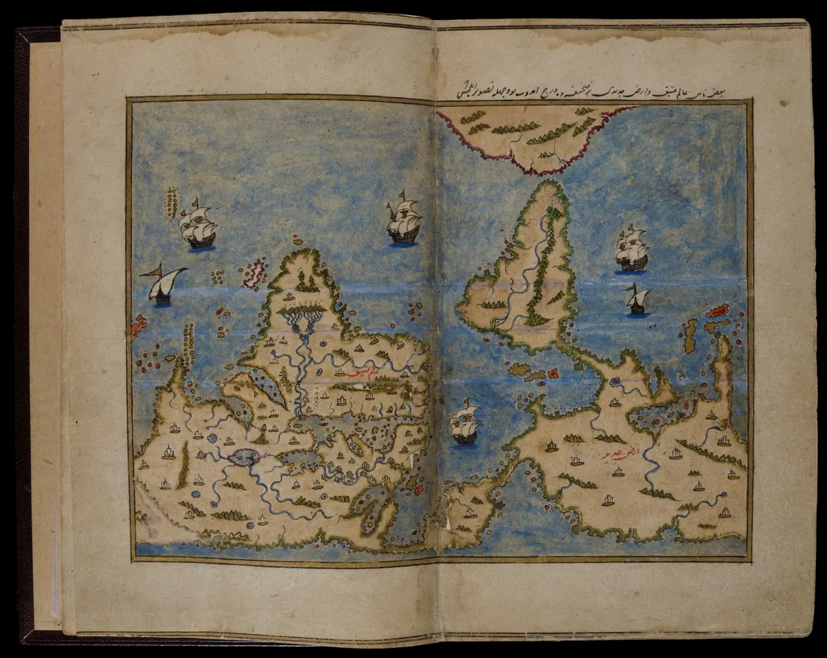 Târîh-i Hind-i Garbî (Târîh-i Yeni Dünyâ / Hadîs-i Nev), fol. acilim-250. Newberry Library