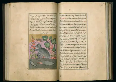 Târîh-i Hind-i Garbî (Târîh-i Yeni Dünyâ / Hadîs-i Nev), fol. master-pg065-066-animals