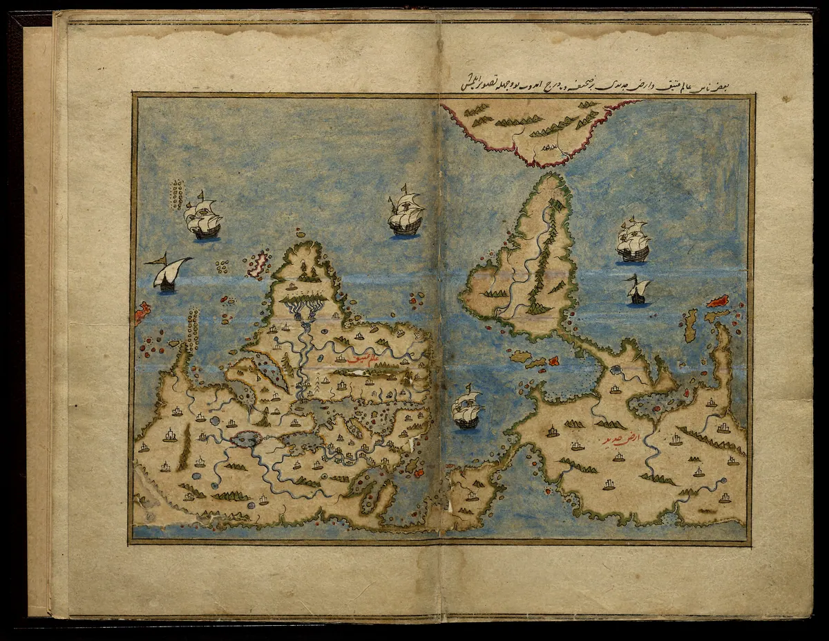 Târîh-i Hind-i Garbî (Târîh-i Yeni Dünyâ / Hadîs-i Nev), fol. view008. Newberry Library